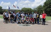 MINT Students and ODU staff engage in an ODU campus tour!