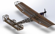 Overall aircraft CAD model
