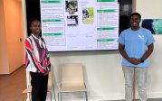 Sonia Koech and Kamal Woodley NSU students present at Elizabeth River conference