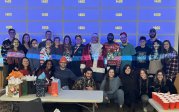 EM Jeopardy team in front of board