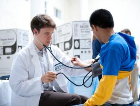 Student at Community Care Day