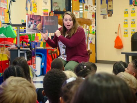 Becky Liddell teaching