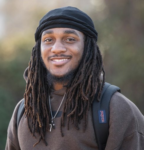 Portrait of Khamal Fisher.