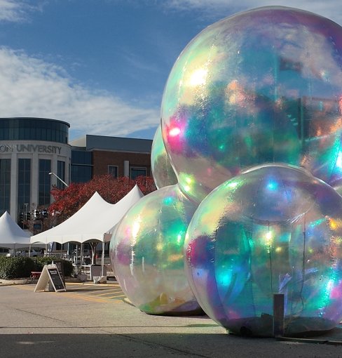 Bubbles on ODU campus