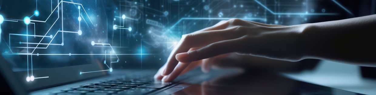 Data analysis with laptop