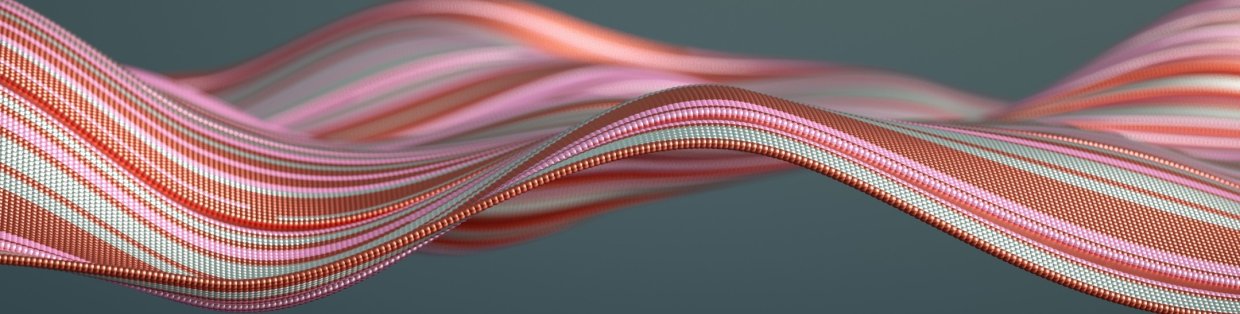 multicolored strands all intertwined dancing across the banner image.