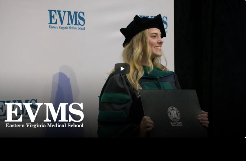 EVMS Graduate at ODU through Joint public School