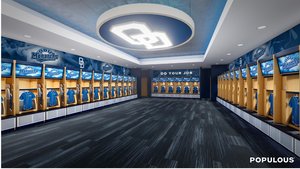 Baseball locker room