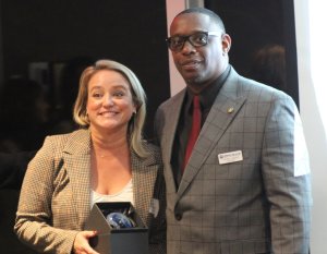 Amanda Ahlemeyer Robinson and Terrell Moses