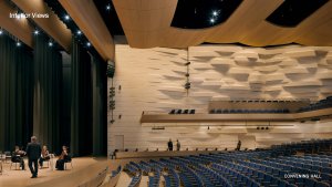 Convening Hall in Engineering and Arts Building.