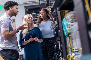Cybersecurity servers tour