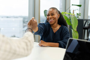 Account Representative Handshake