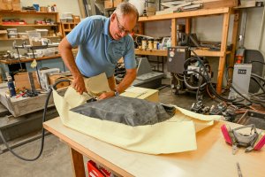 Michael Seek in a workshop