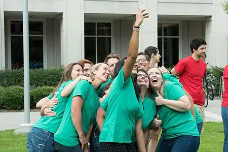 Emergency Medicine residents pose together for a group pictu