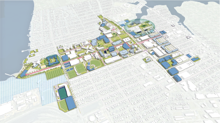 map showing expansions as described in the master plan