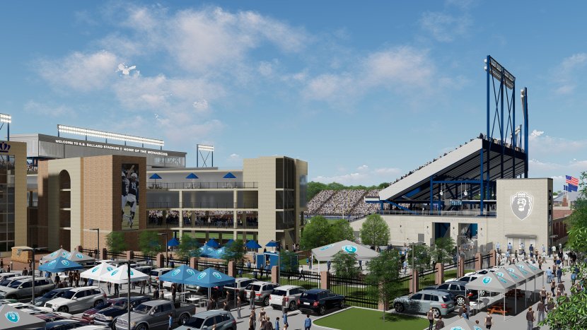 Stadium Reconstruction Rendering