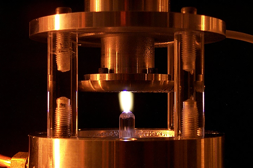 Air plasma using a water electrode