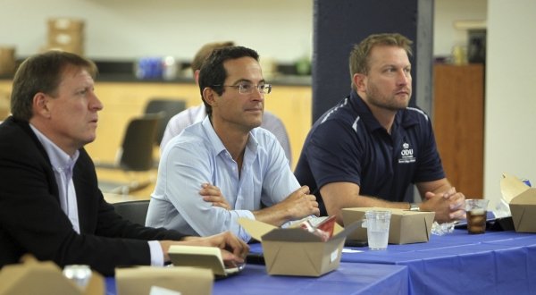 (right to left) Steve Lanivich, Roberto Interiano and Marty 