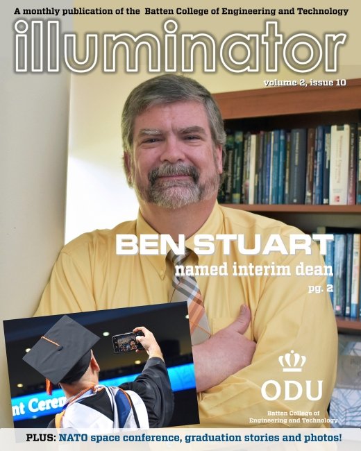 Cover of Illuminator, newsletter for ODU's Batten College of