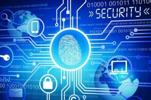 Cybersecurity Fingerprint Stock