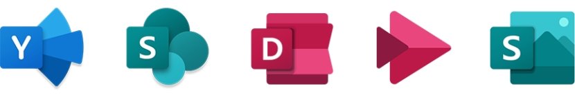 Yammer, Sites, Delve, Video and Sway