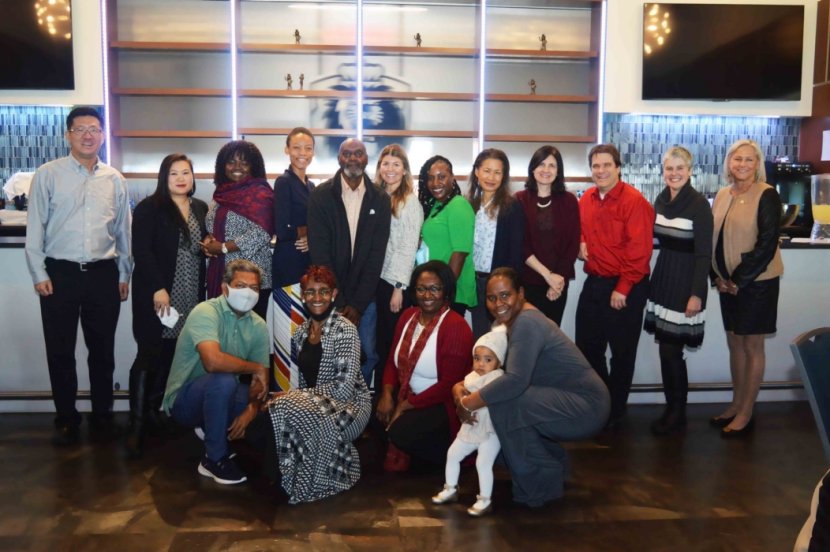 Lillian with School of Community & Environmental Health facu