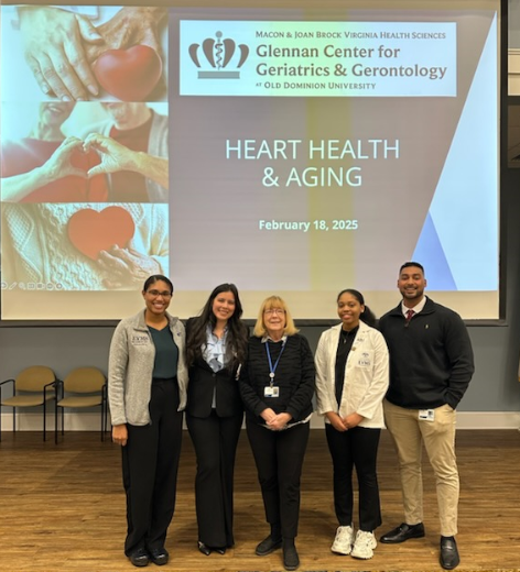 Group shot at a Glennan Heart Health and Aging event