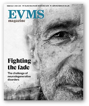 A close-up of a smiling older man