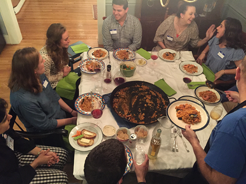 Medical Spanish dinner and conversation event.