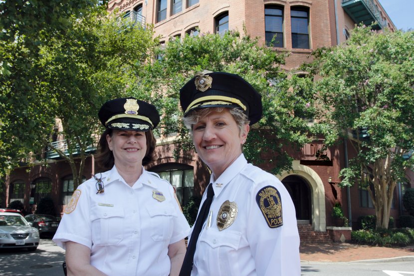 Photo of Old Dominion Police Chief Rhonda Harris traveled wi