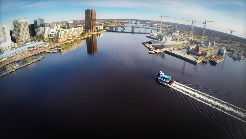 Norfolk Drone Skyline