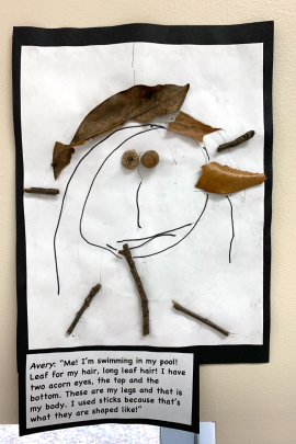 Nature-inspired artwork by CLRC student