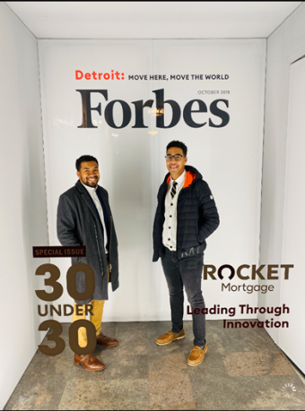 Jarlan Poteat & Brandon Green at Forbes 30 Under 30