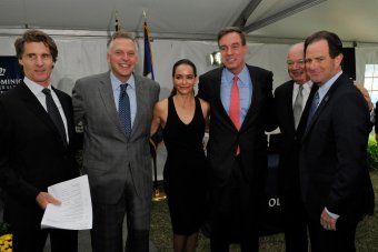 Photo from Strome College of Business dedication