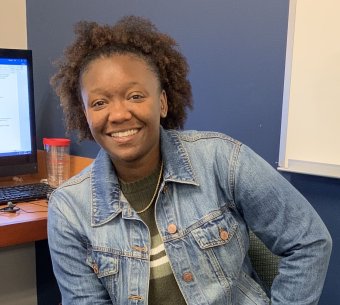 Engineering student Jaylan Parker