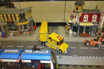 LEGO Truck Completing Delivery
