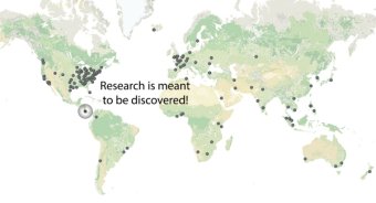 Institutional Repository Readership Map