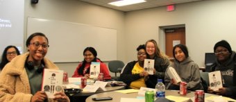 Students at Monarch Book Club