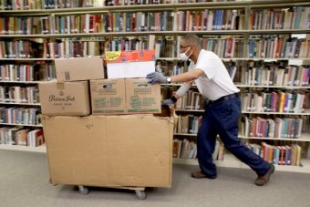 NARO donates DVD's to Perry Library