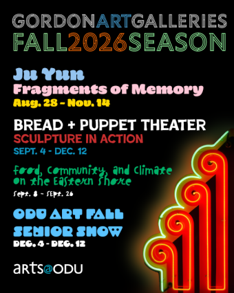 Gordon Art Galleries Fall 2026 Season.