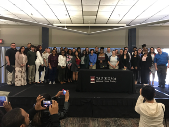 Photo of Tau Sigma inductees
