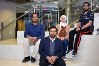 Photo of the Vision Lab team