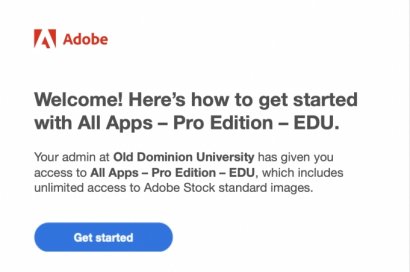 Creative Cloud sample email 2