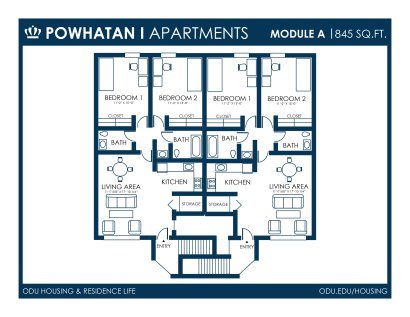 Powhatan Module A Floor Plan