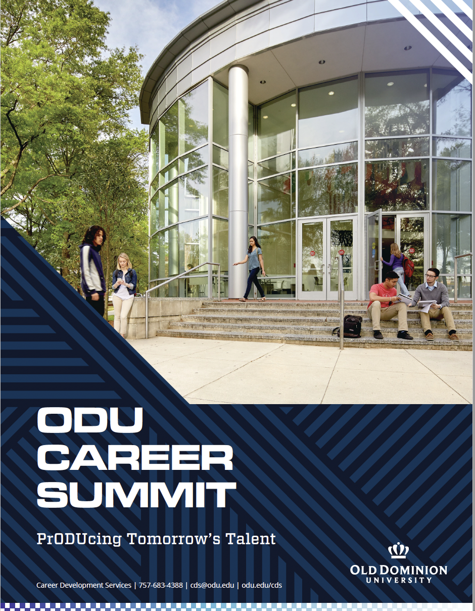 ODU Career Summit Agenda Cover