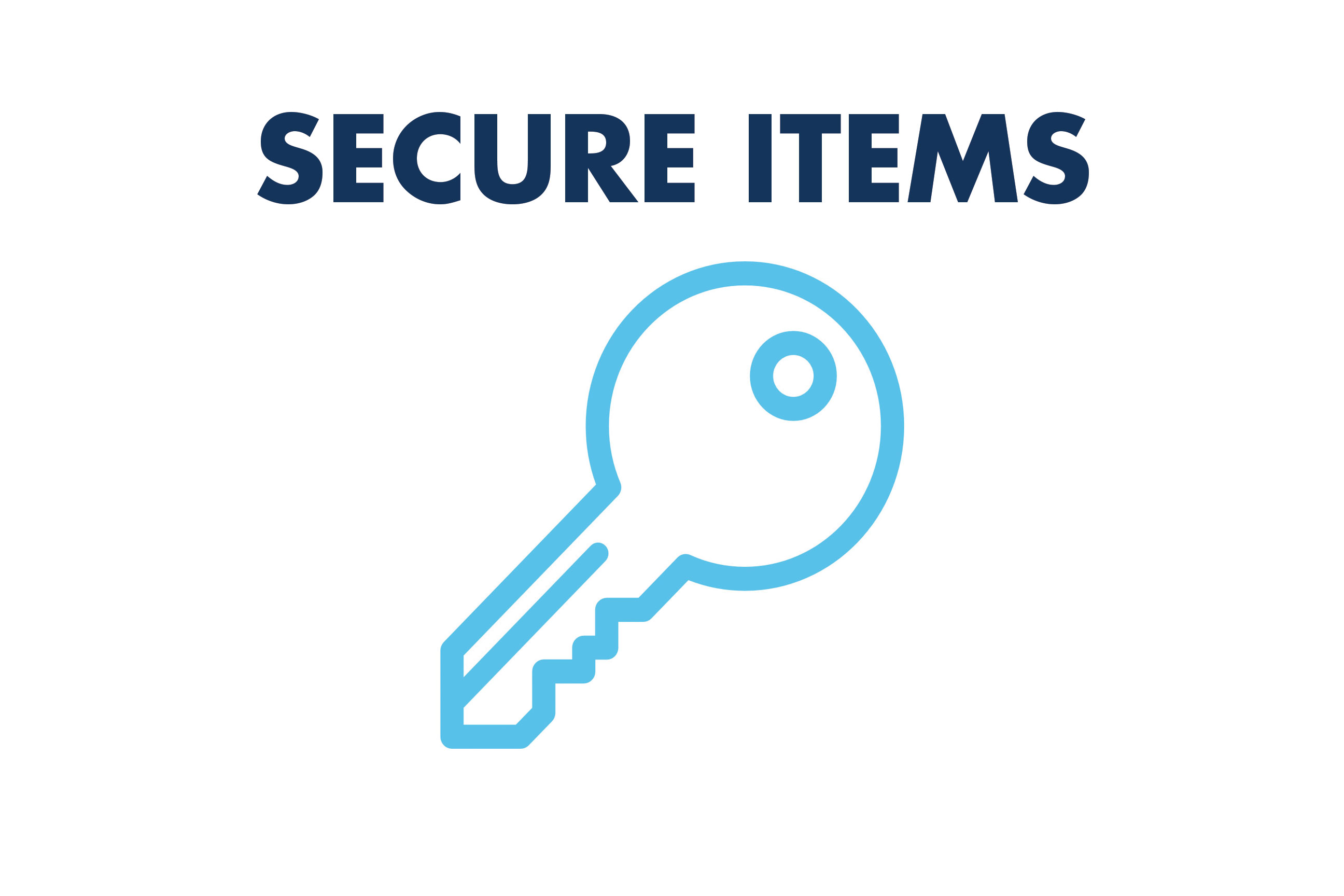 secure items